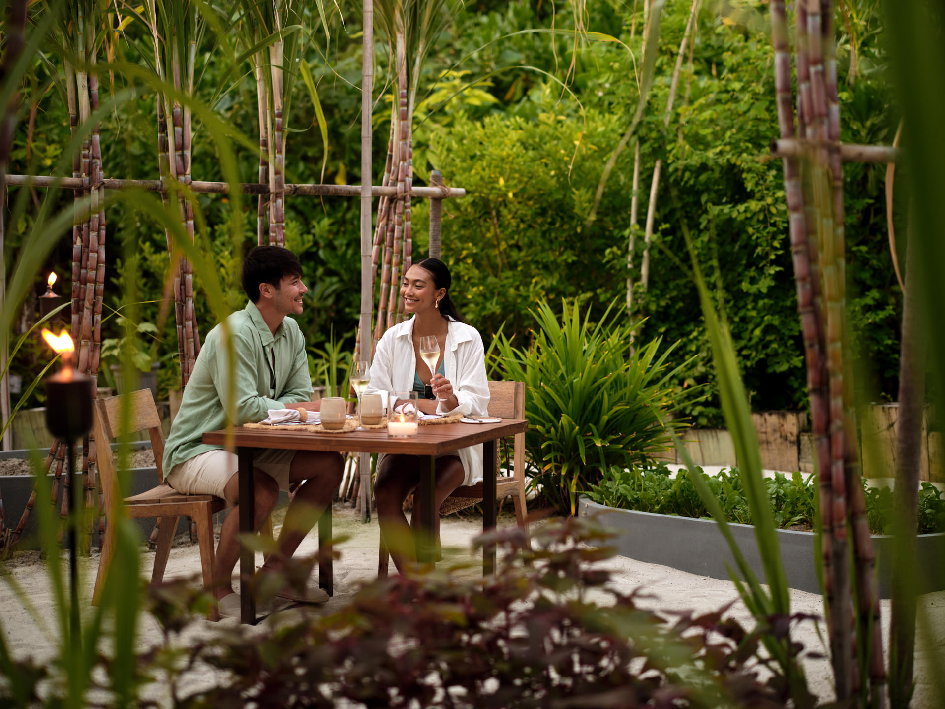 Intimate dining experience